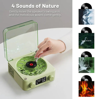 Vinyl Bluetooth Portable Speaker